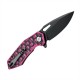 M-TAC Folding Knife Skull Black/Pink, Compact, lightweight everyday carry engineered with expressive design and reliable performance